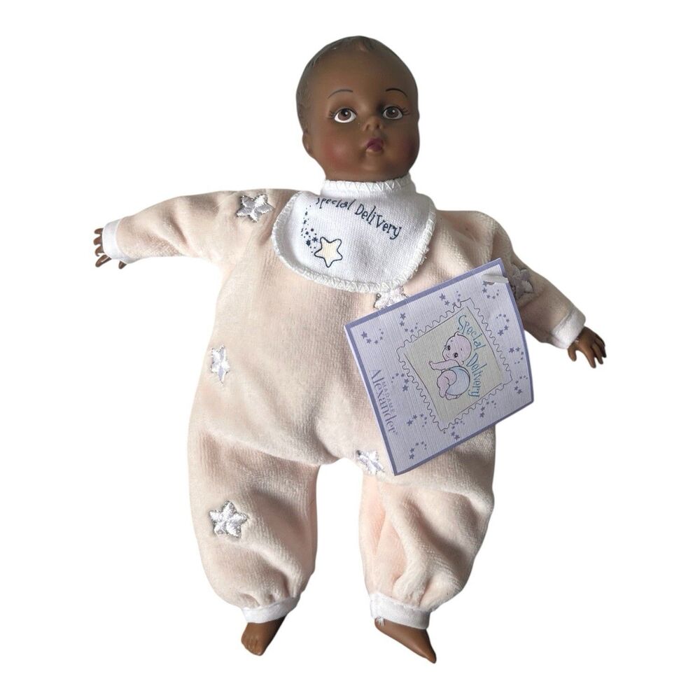 Mini Madame Alexander Doll Special Delivery African American Baby Vinyl 7"